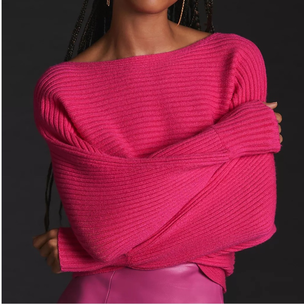 Anthropologie Ribbed Pullover Sweater - Picture 2 of 14